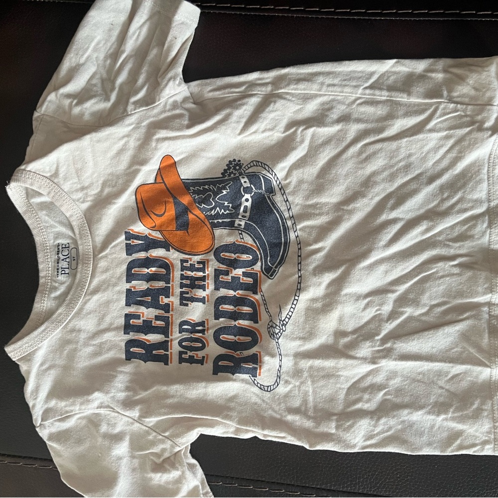 The Children's Place White Rodeo Long Sleeve Tee